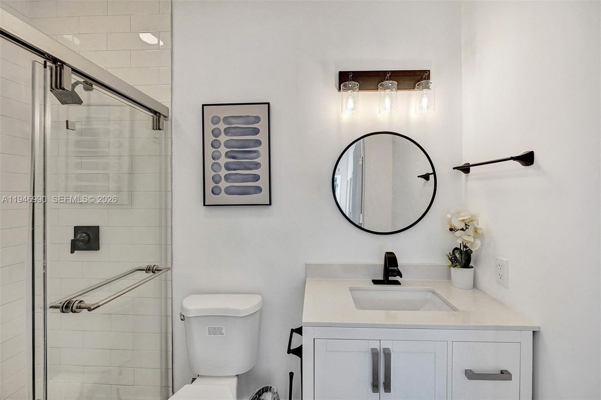 Bathroom, Glass Shower, Interior