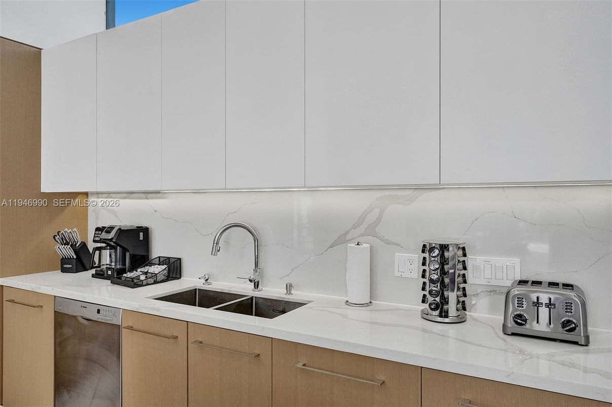 Interior, Kitchen, Marble Walls