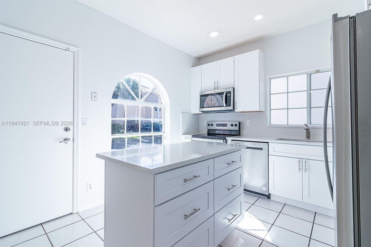 Interior, Kitchen, Recessed Lighting, Stainless Steel Appliances