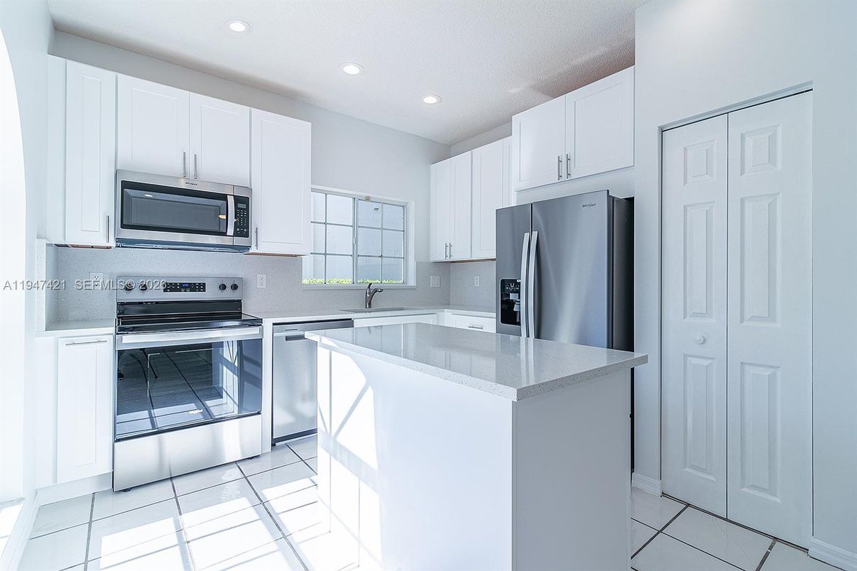 Interior, Kitchen, Recessed Lighting, Stainless Steel Appliances