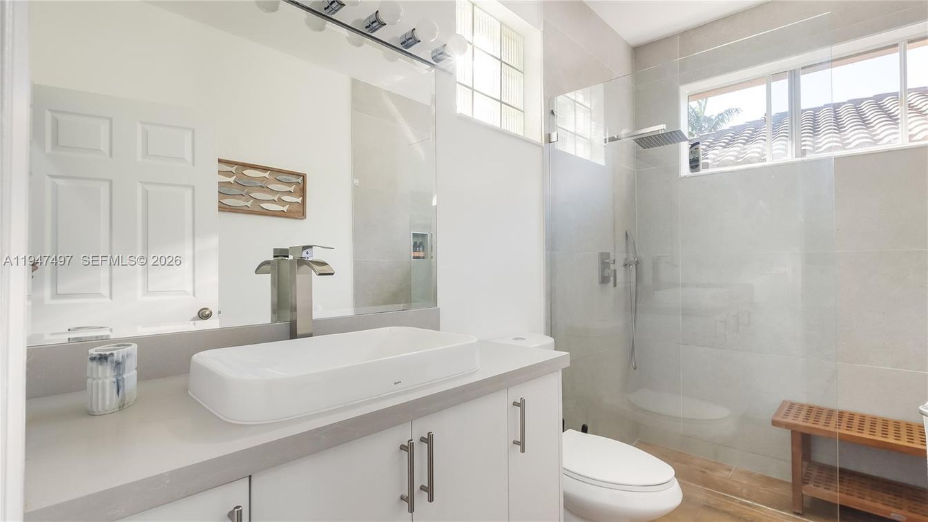 Bathroom, Glass Shower, Interior