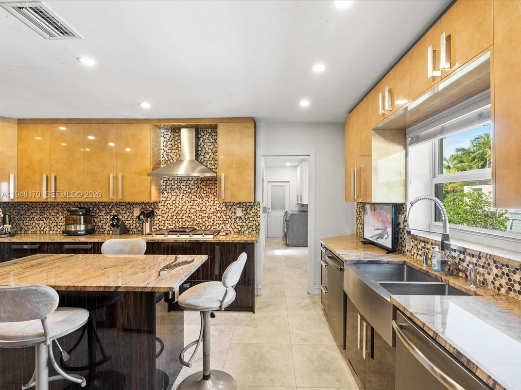 Interior, Kitchen, Recessed Lighting, Stainless Steel Appliances