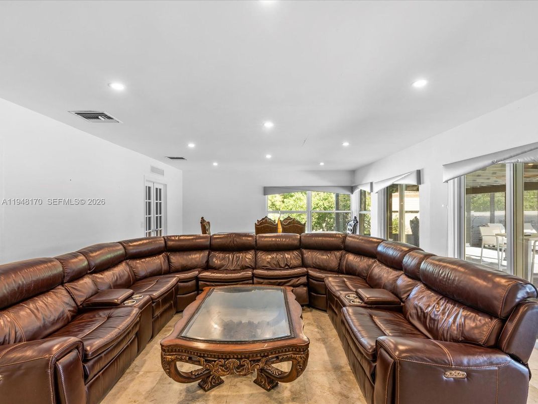 Interior, Living room, Recessed Lighting