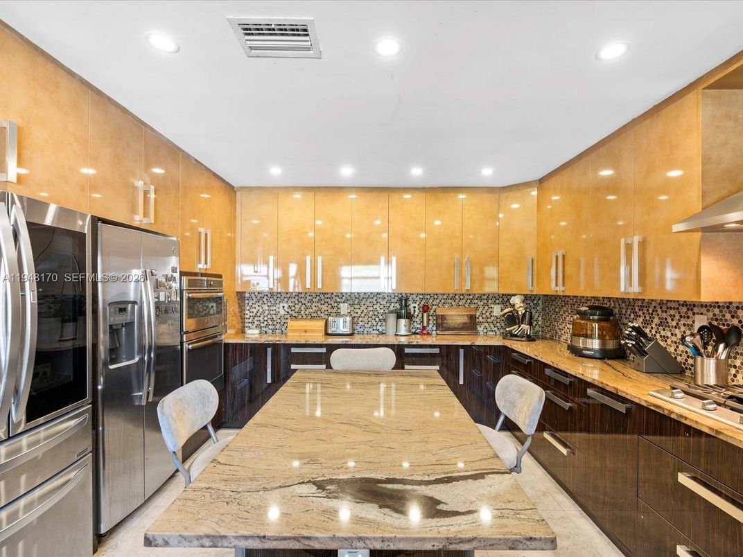 Interior, Kitchen, Recessed Lighting, Stainless Steel Appliances