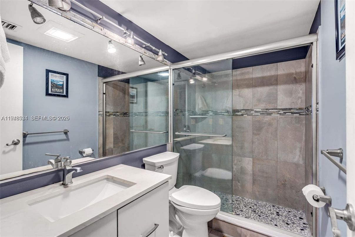 Bathroom, Glass Shower, Interior