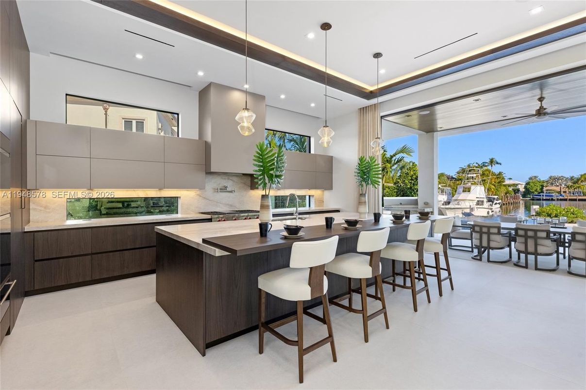 Interior, Kitchen, Pendant Lights, Recessed Lighting