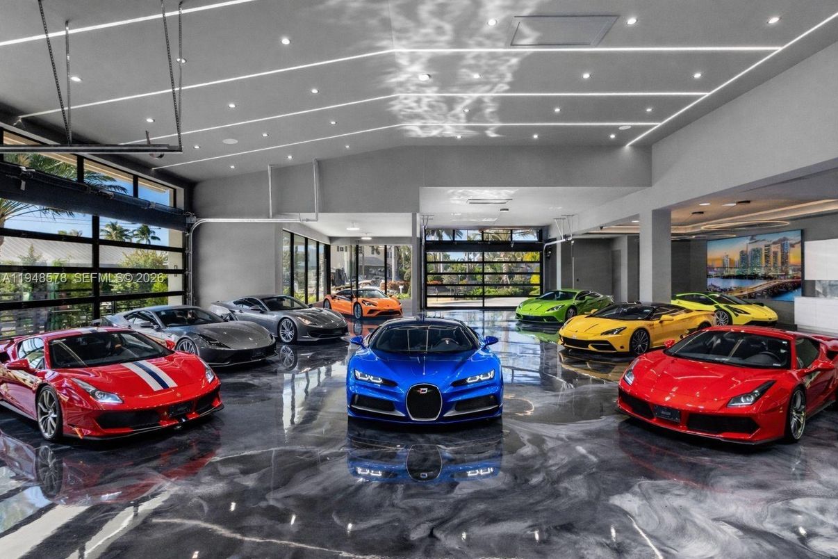 Garage, Interior, Recessed Lighting