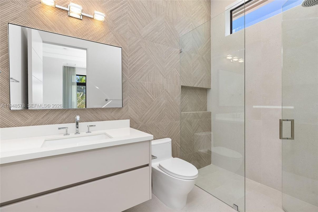 Bathroom, Glass Shower, Interior