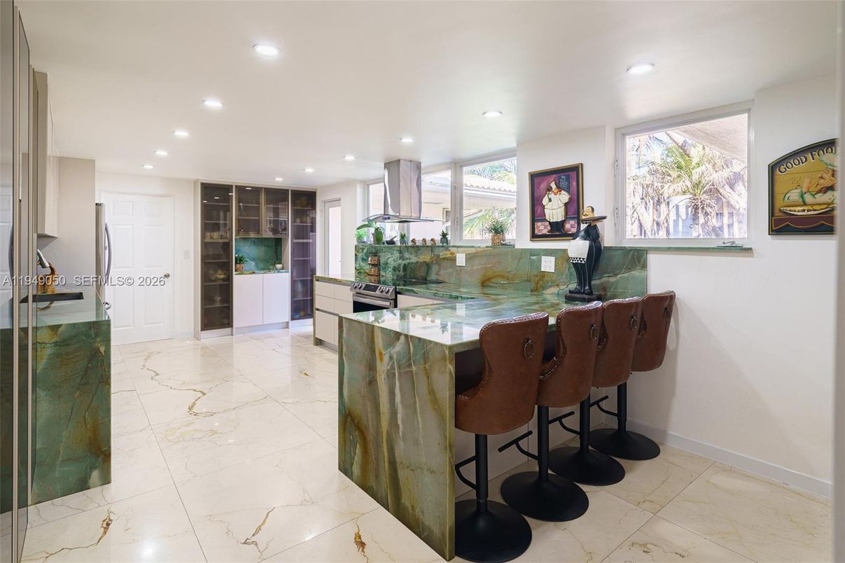 Interior, Marble, Recessed Lighting