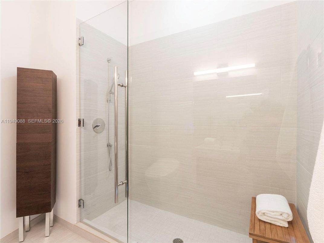 Bathroom, Glass Shower, Interior