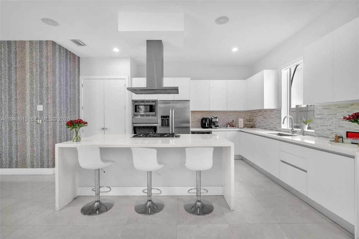 Interior, Kitchen, Recessed Lighting, Stainless Steel Appliances