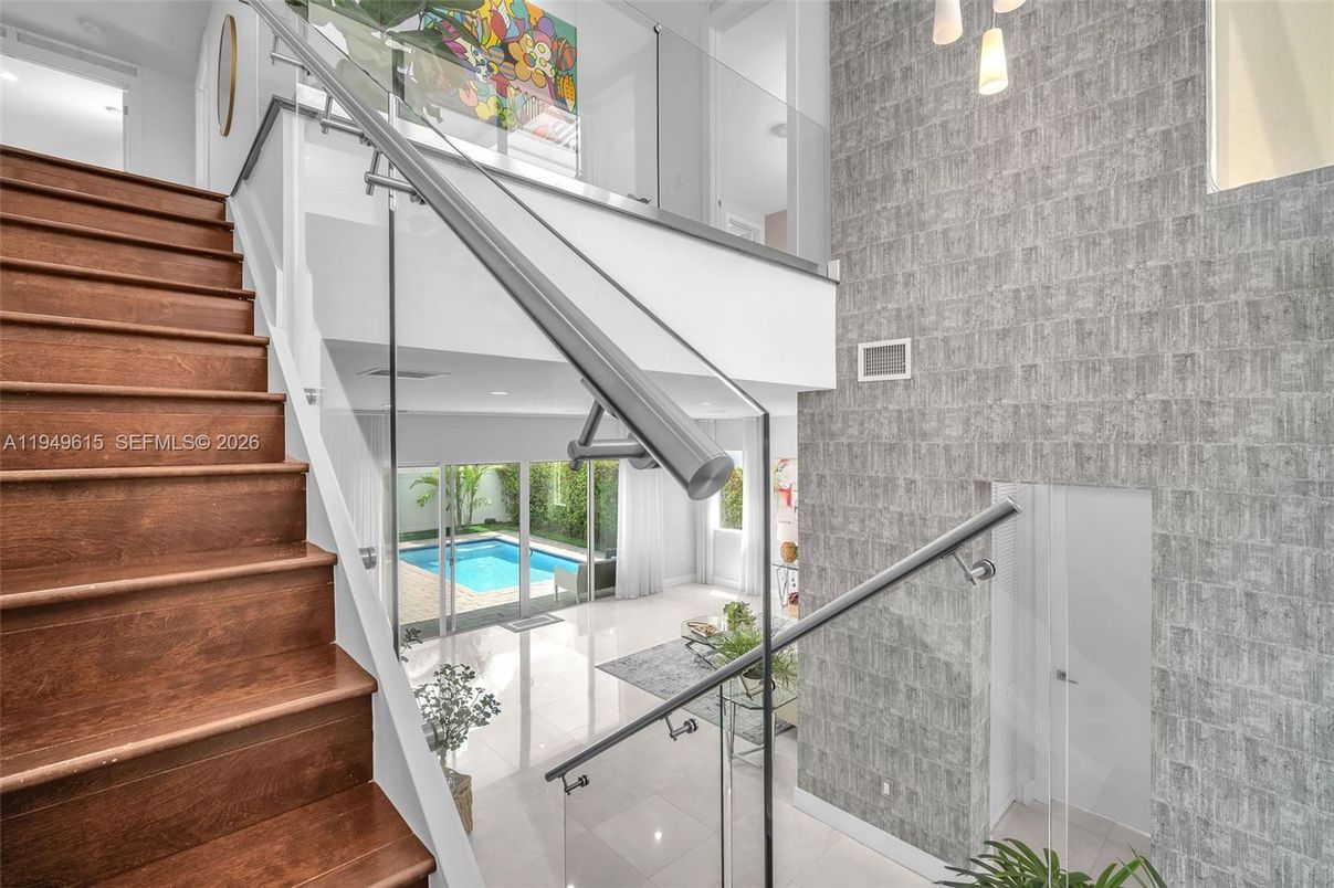 Interior, Pendant Lights, Pool