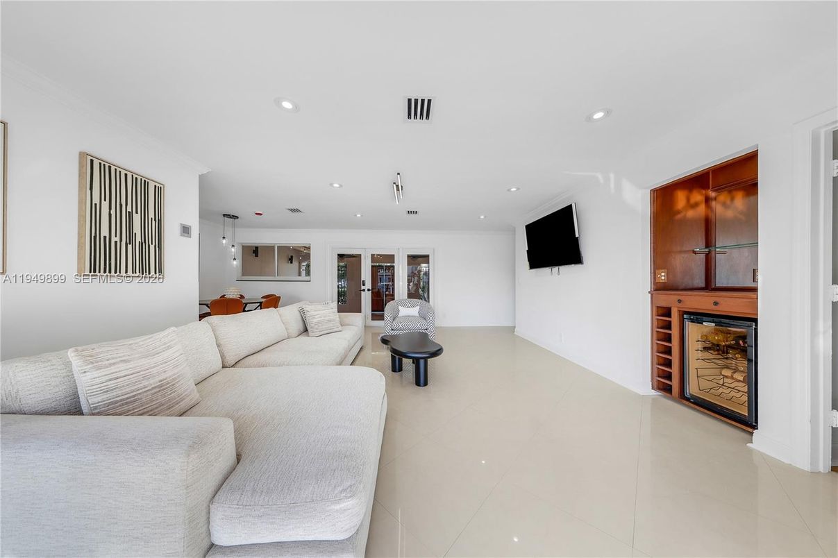 Interior, Living room, Recessed Lighting