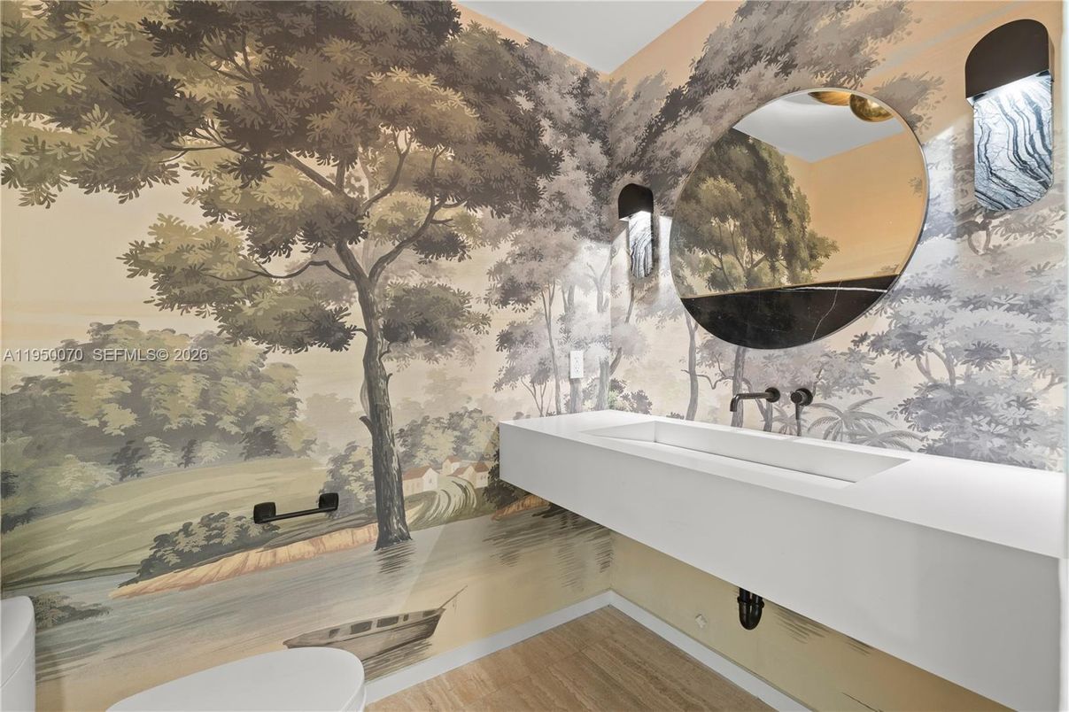 Bathroom, Interior, Wood Texture Flooring