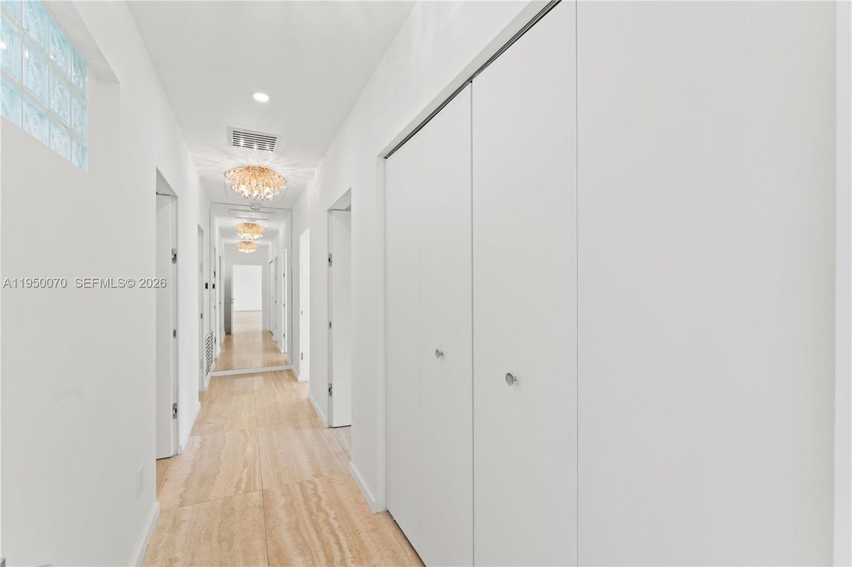 Chandelier, Interior, Recessed Lighting