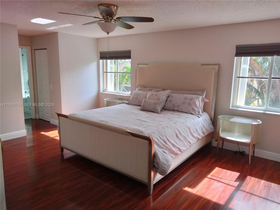 Bedroom, Interior, Wood Texture Flooring