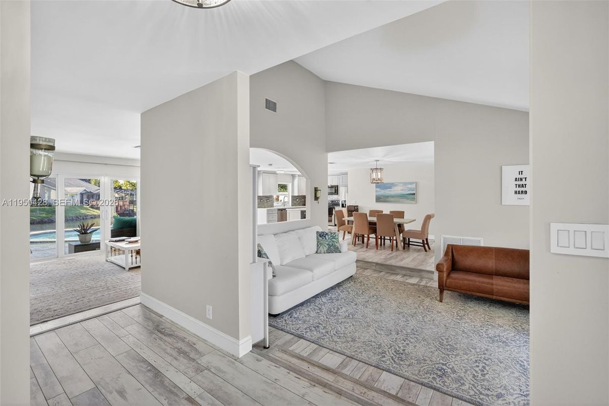 Chandelier, Dining room, Interior, Pendant Lights, Wood Texture Flooring