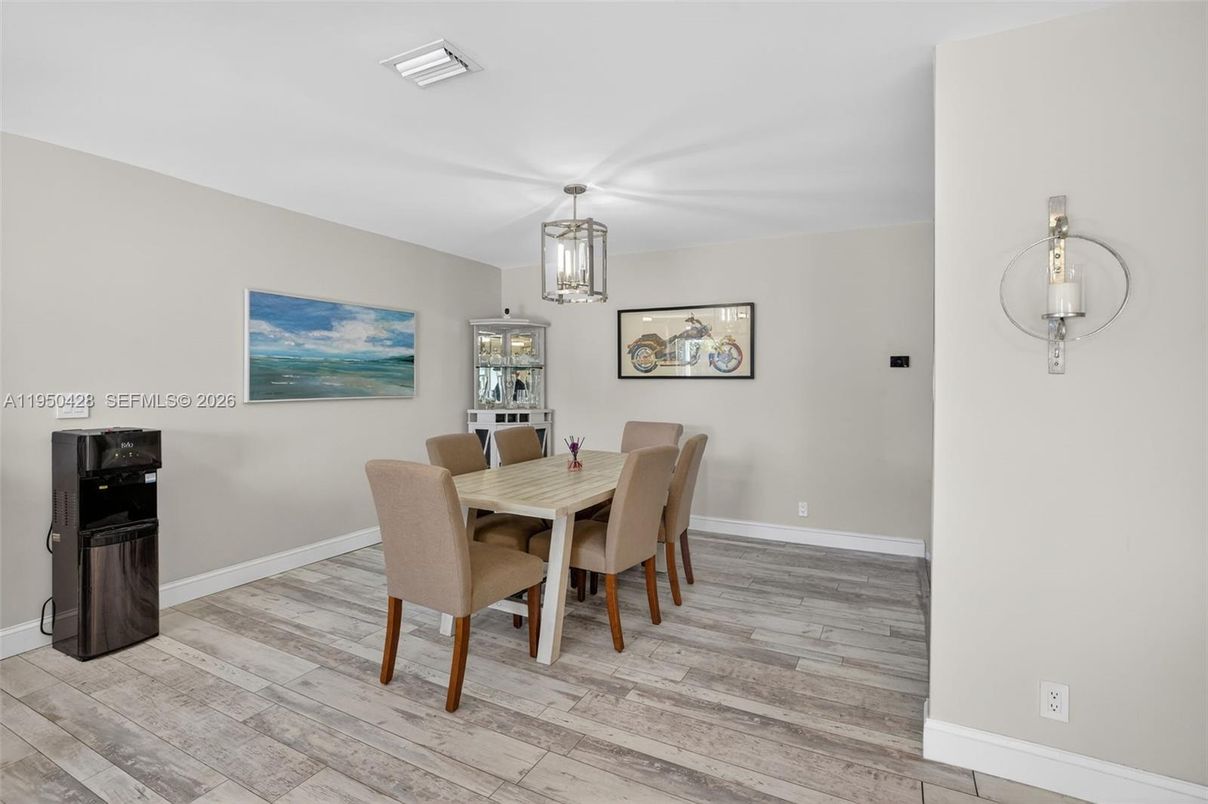 Dining room, Interior, Wood Texture Flooring