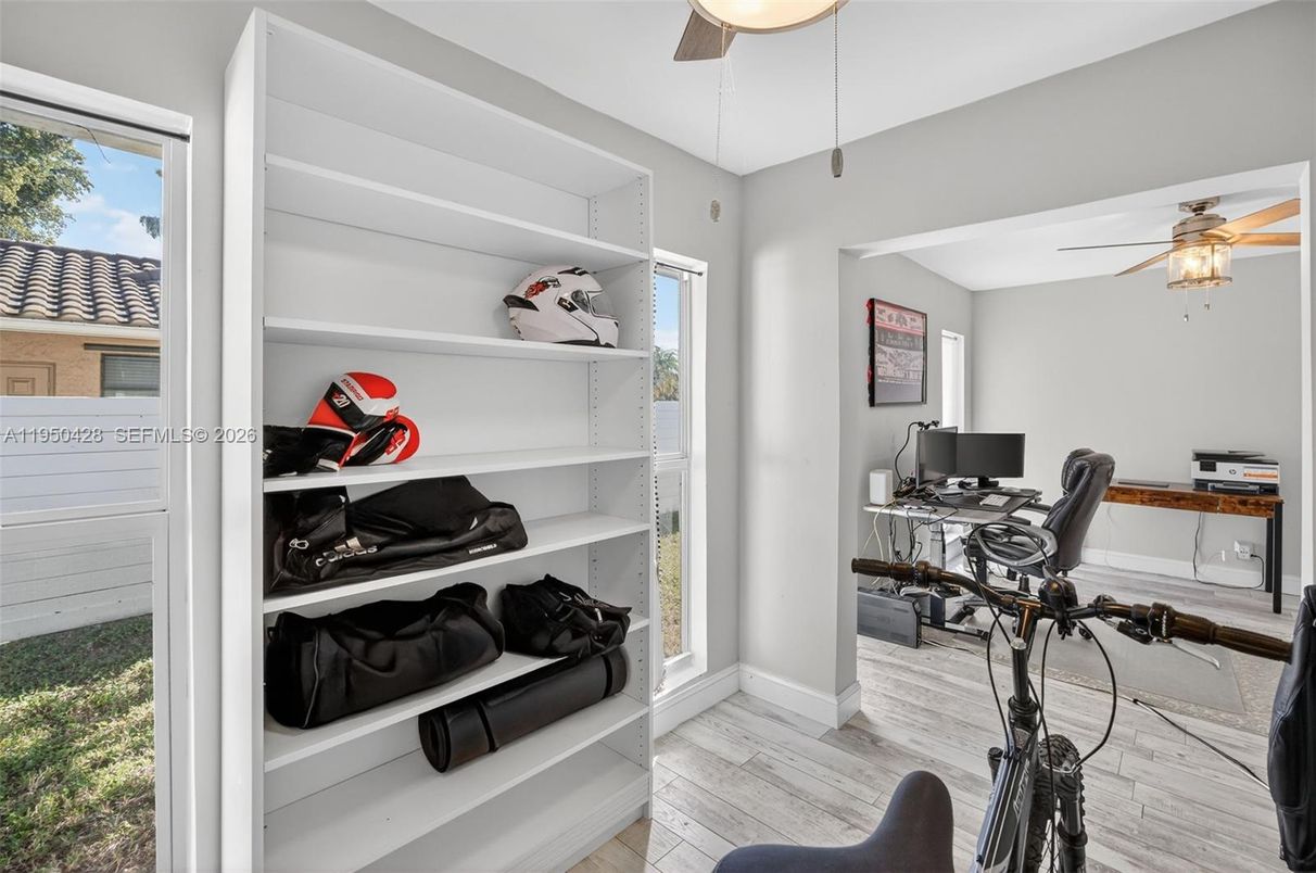 Home Office, Interior, Wood Texture Flooring