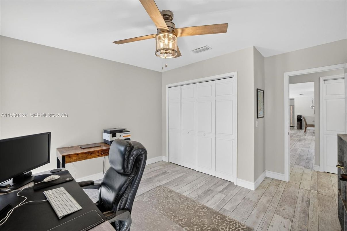 Home Office, Interior, Wood Texture Flooring