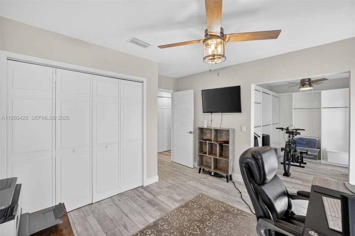 Home Office, Interior, Wood Texture Flooring