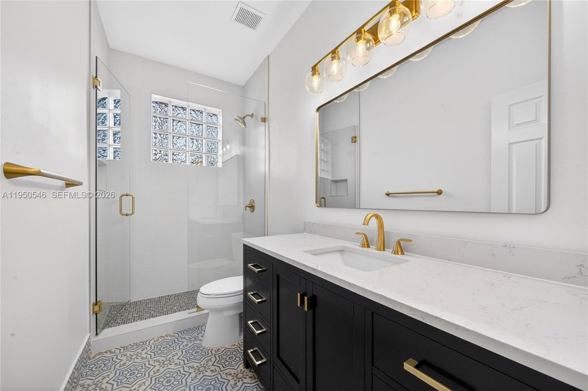 Bathroom, Glass Shower, Interior