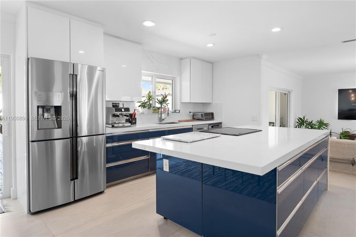Interior, Kitchen, Recessed Lighting, Stainless Steel Appliances