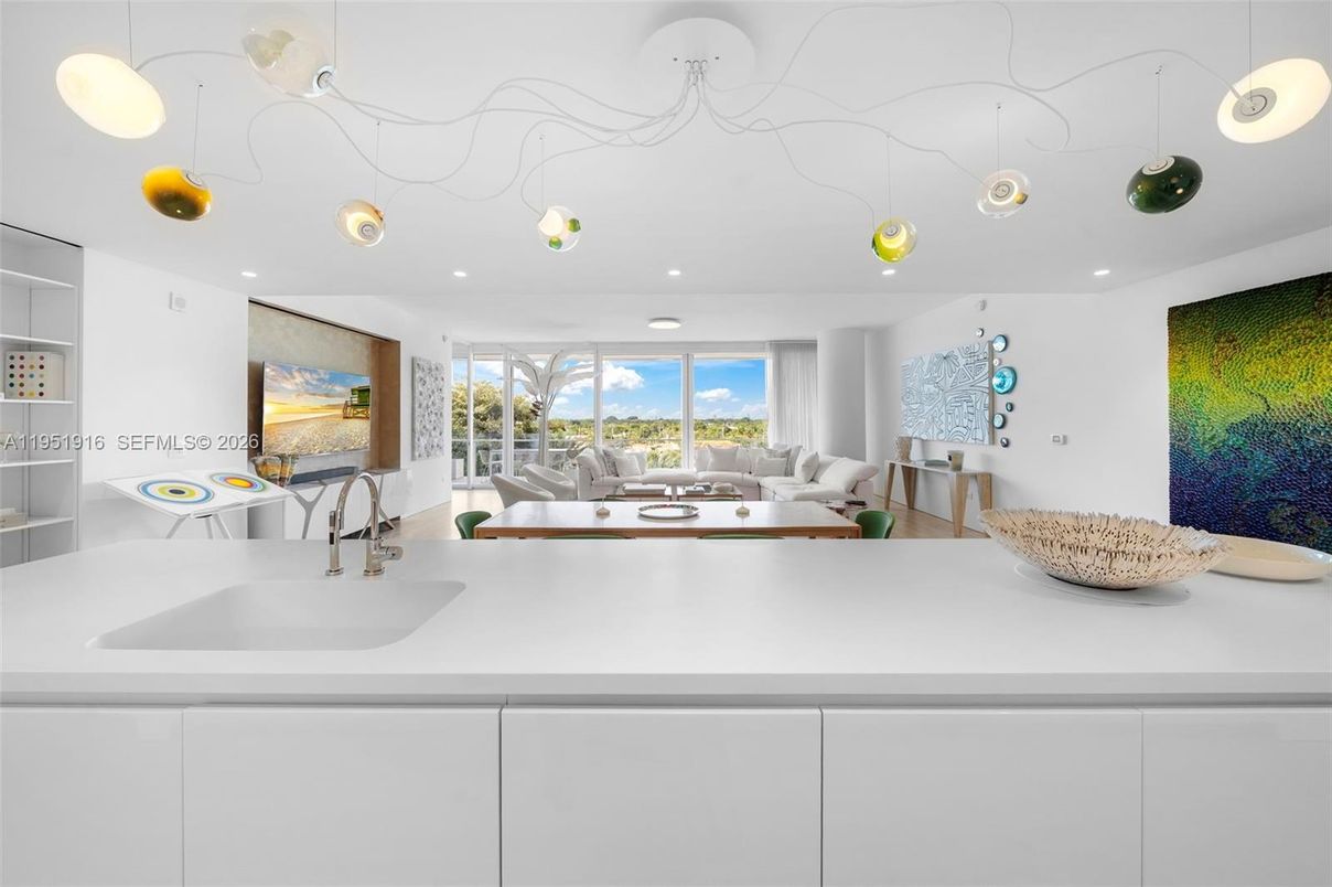 Interior, Living room, Recessed Lighting