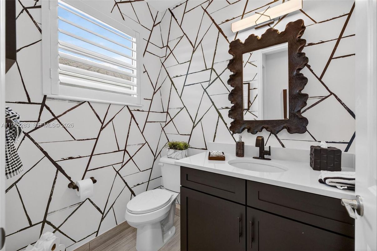 Bathroom, Interior, Wood Texture Flooring
