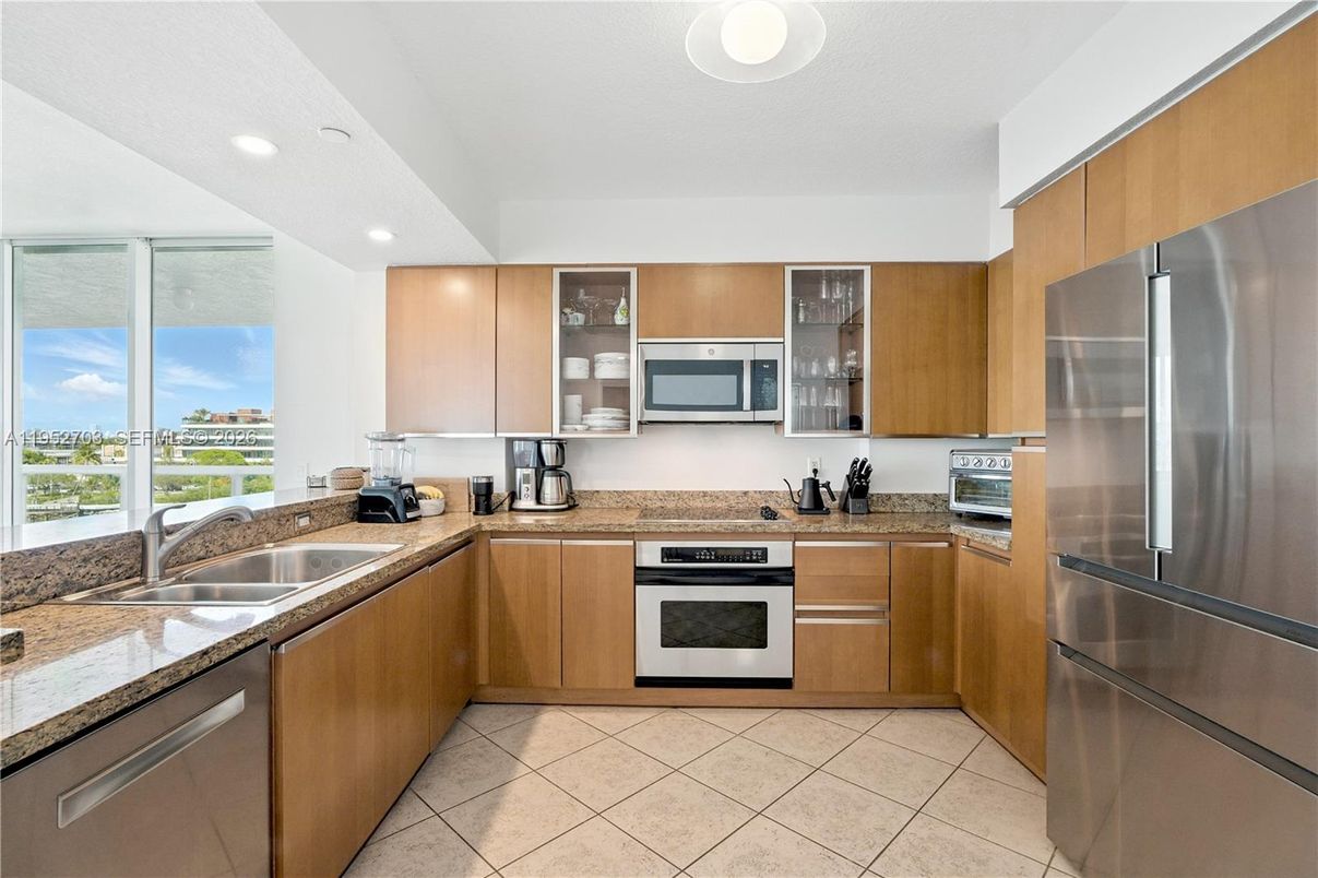 Interior, Kitchen, Recessed Lighting, Stainless Steel Appliances