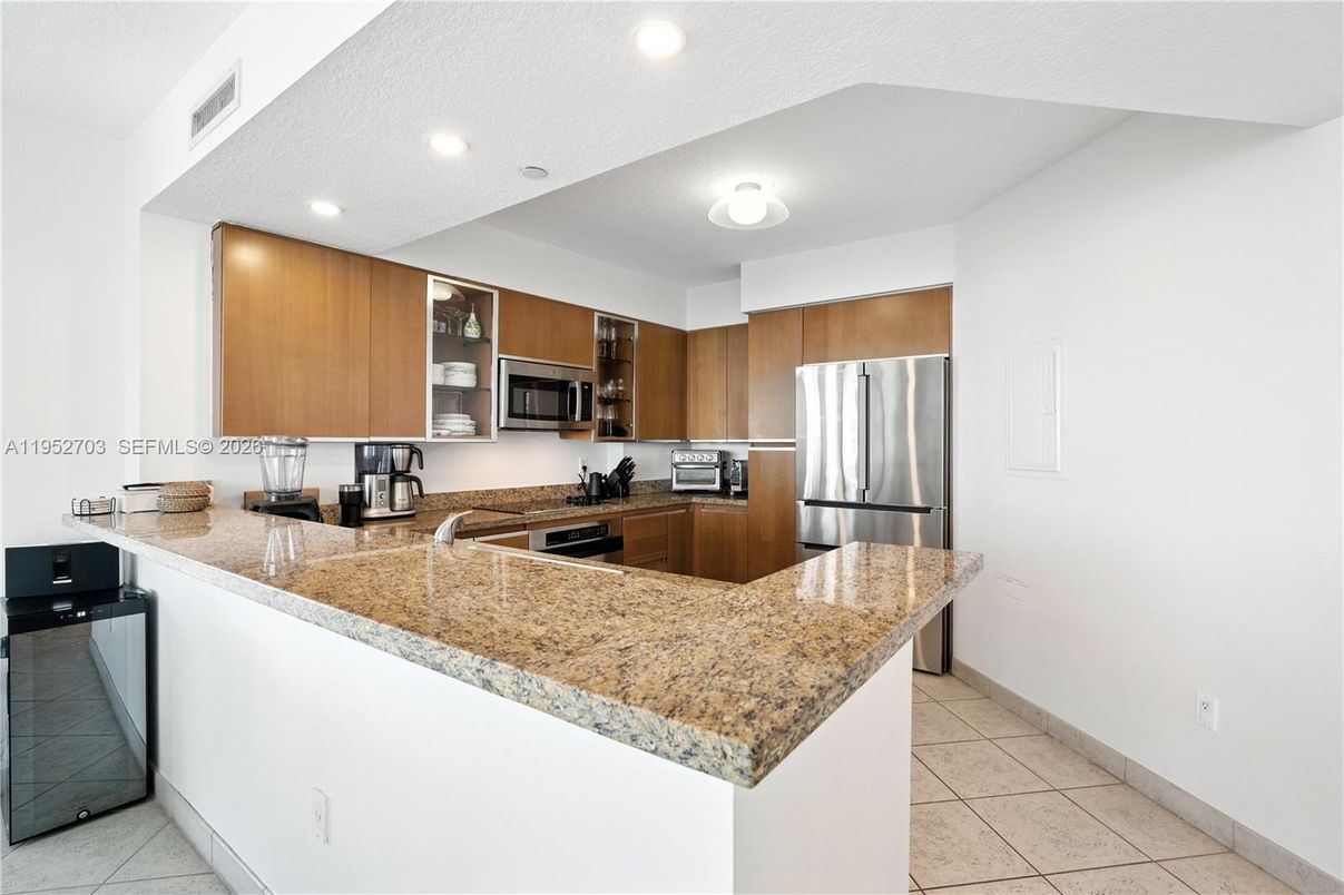 Interior, Kitchen, Recessed Lighting, Stainless Steel Appliances