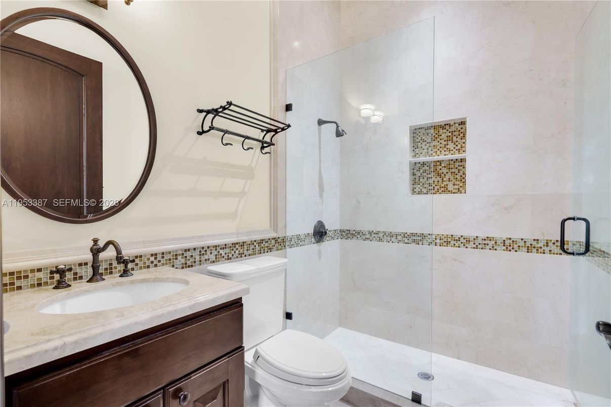 Bathroom, Glass Shower, Interior