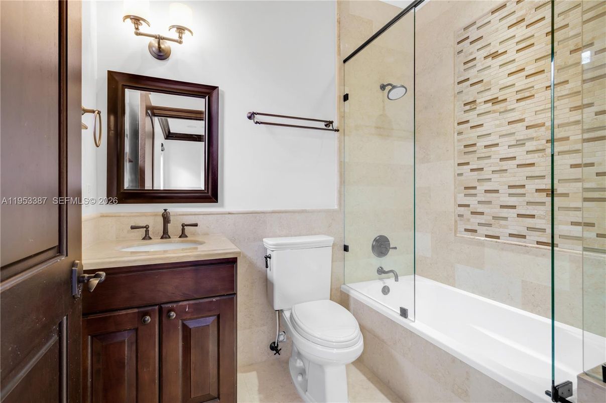 Bathroom, Glass Shower, Interior