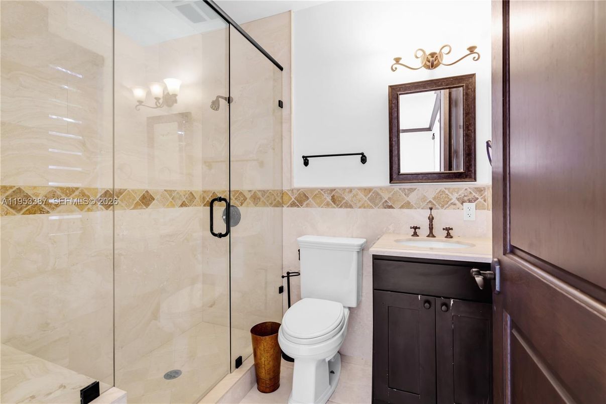 Bathroom, Glass Shower, Interior