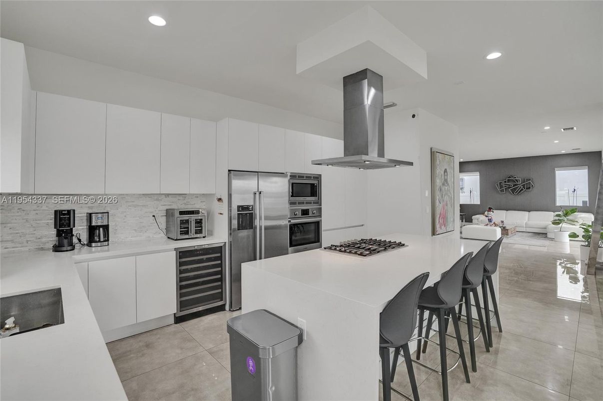 Interior, Kitchen, Recessed Lighting, Stainless Steel Appliances