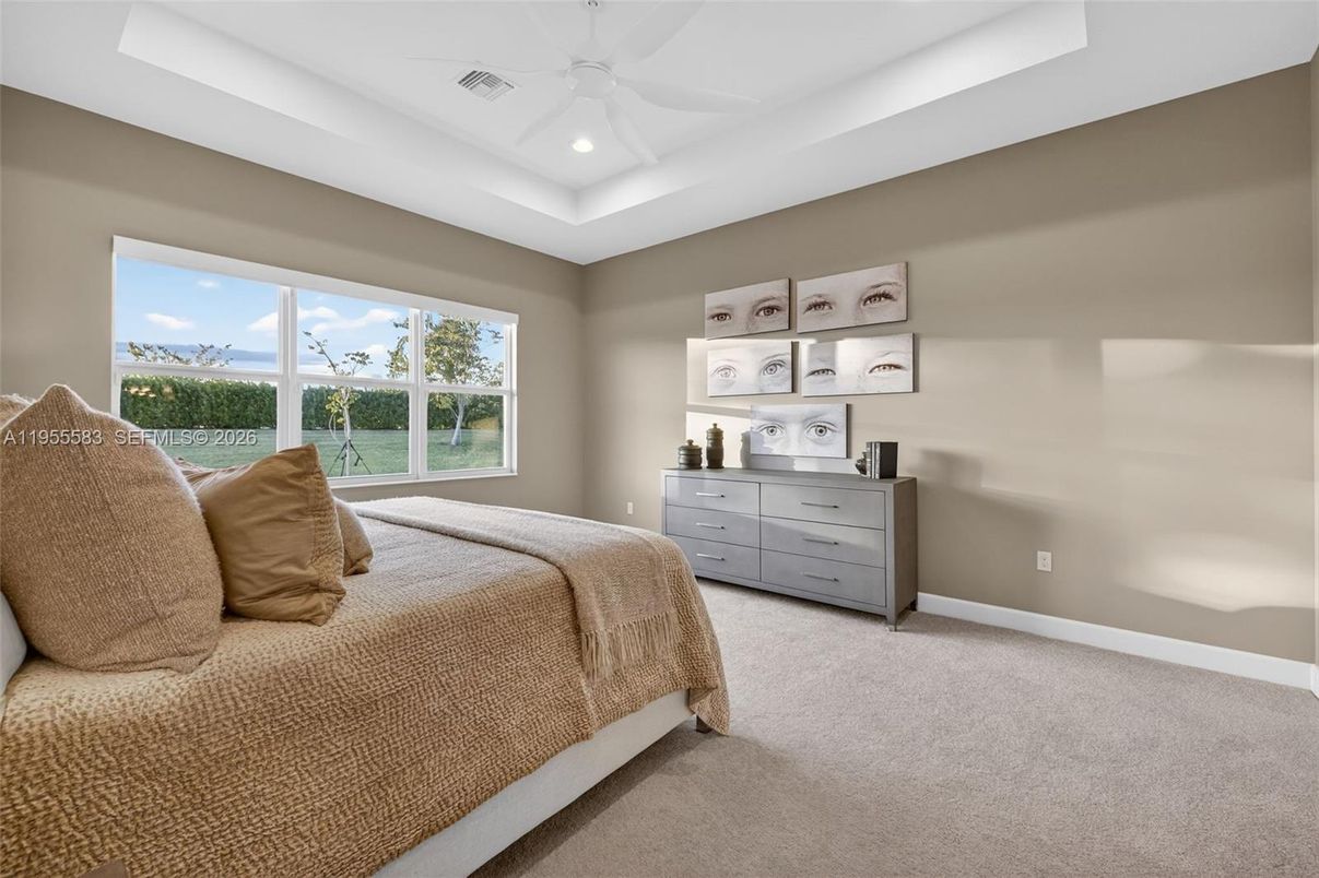 Bedroom, Interior, Recessed Lighting