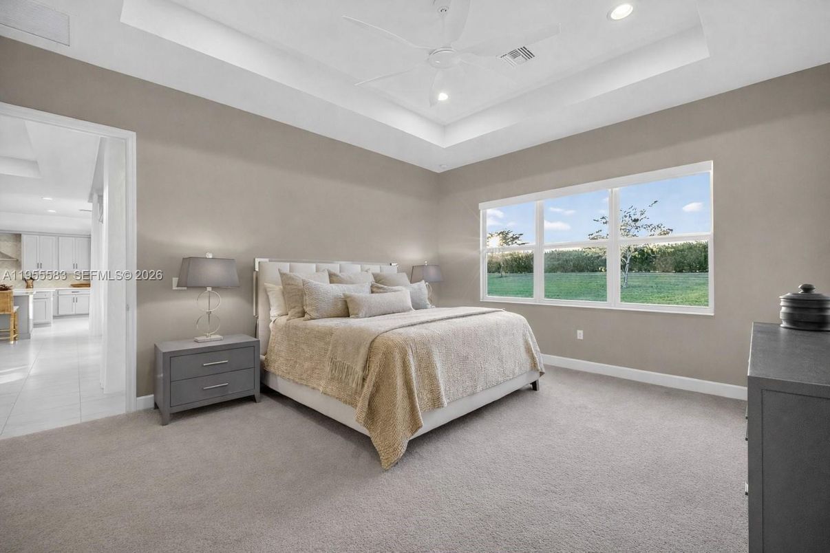 Bedroom, Interior, Recessed Lighting