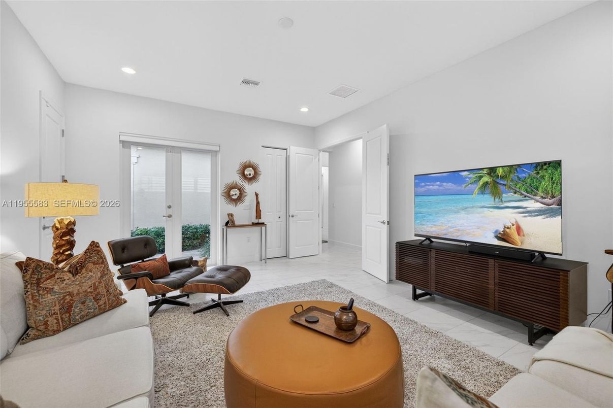 Interior, Living room, Recessed Lighting
