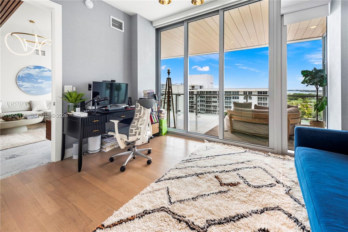 Home Office, Interior, Wood Texture Flooring