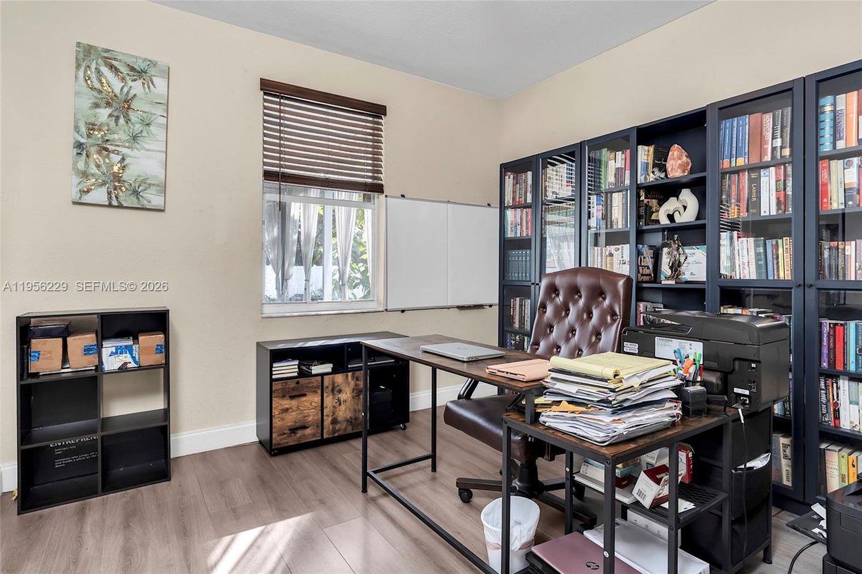 Home Office, Interior, Wood Texture Flooring