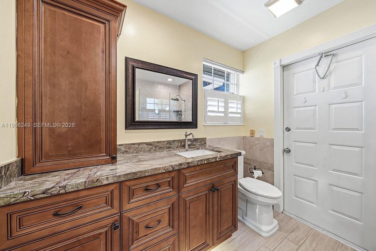 Bathroom, Interior, Wood Texture Flooring