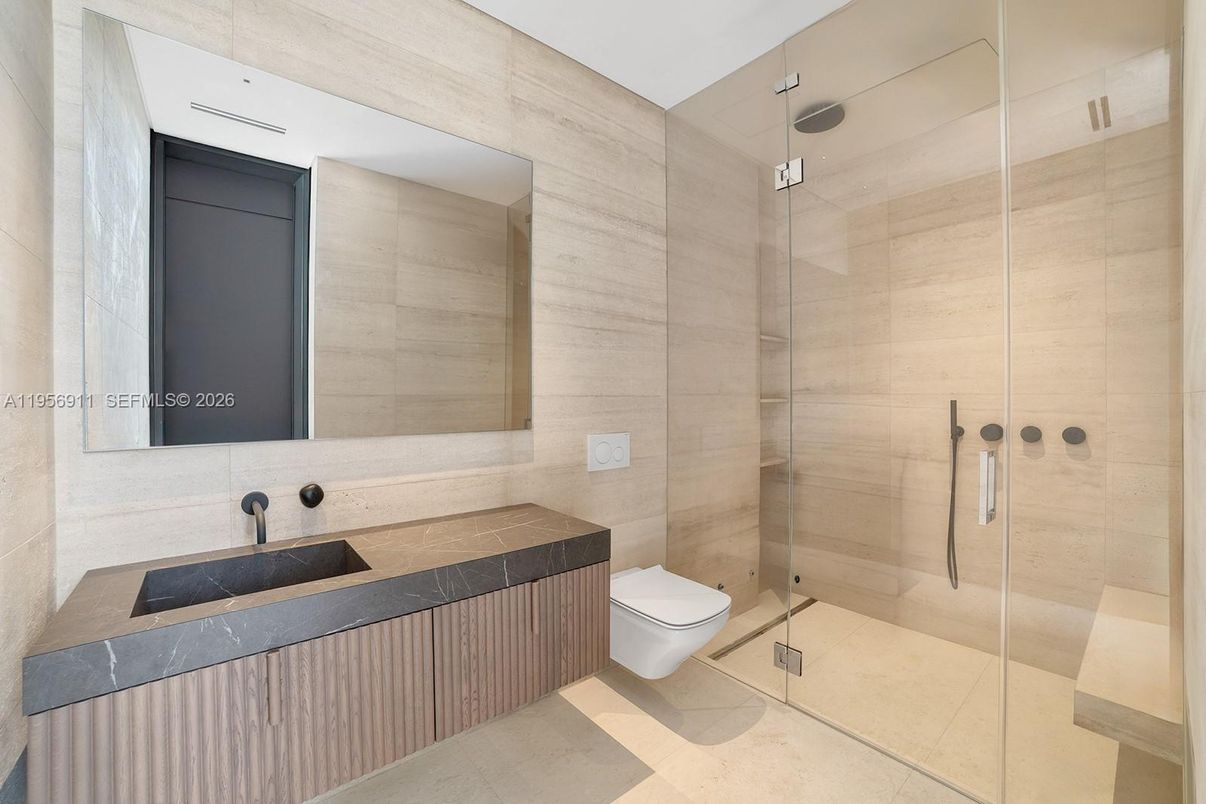 Bathroom, Glass Shower, Interior