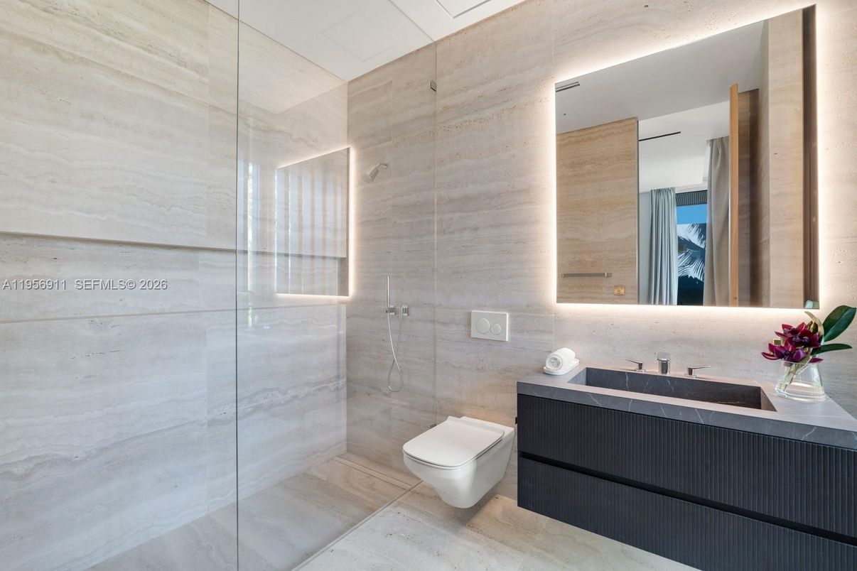 Bathroom, Glass Shower, Interior
