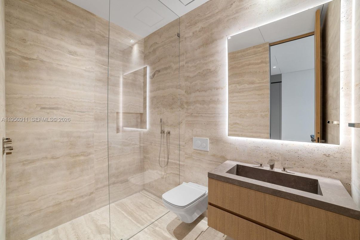 Bathroom, Glass Shower, Interior