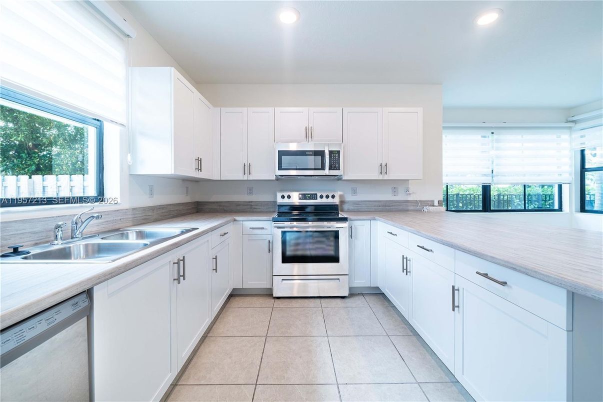 Interior, Kitchen, Recessed Lighting, Stainless Steel Appliances