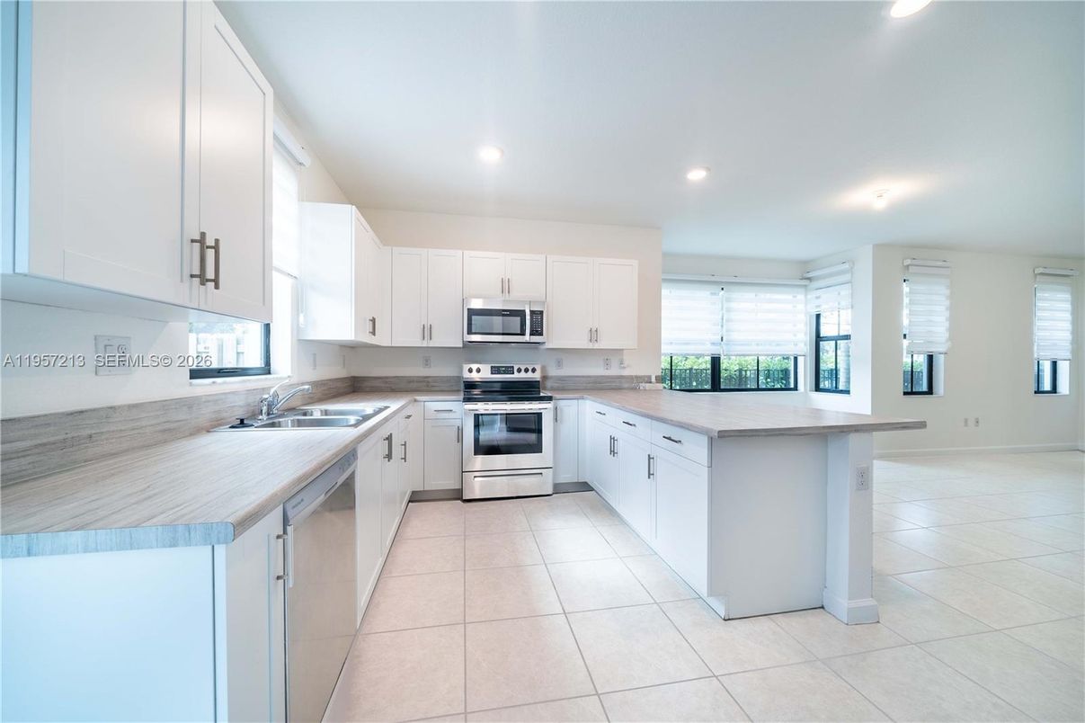 Interior, Kitchen, Recessed Lighting, Stainless Steel Appliances