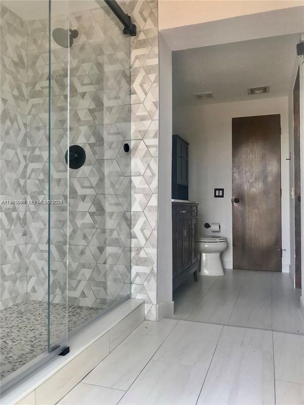 Bathroom, Glass Shower, Interior