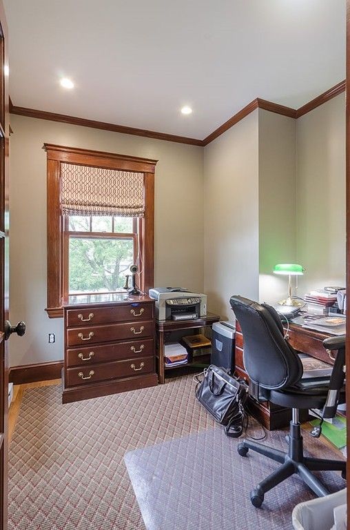 Home Office, Interior, Recessed Lighting