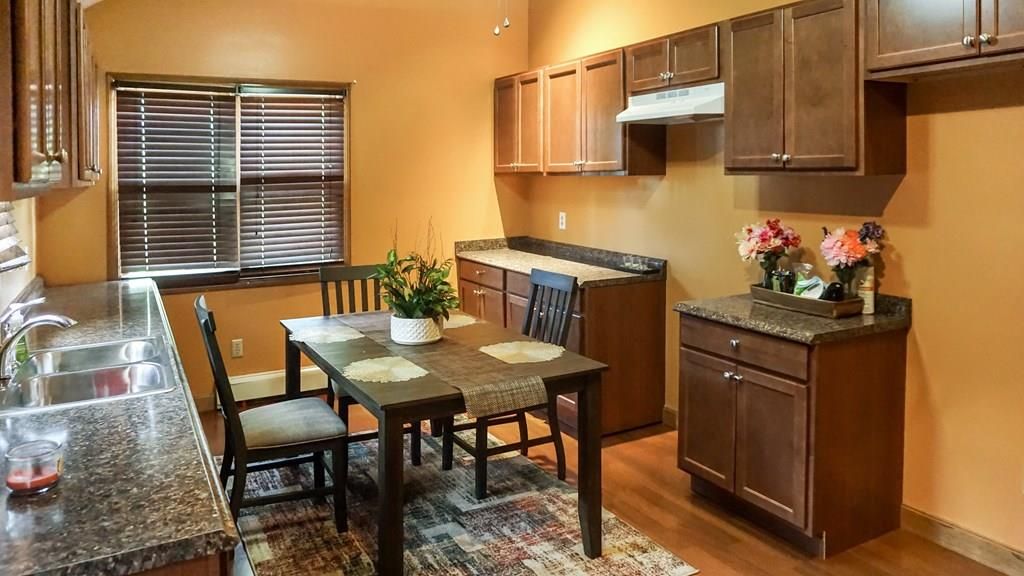 Dining room, Interior, Wood Texture Flooring