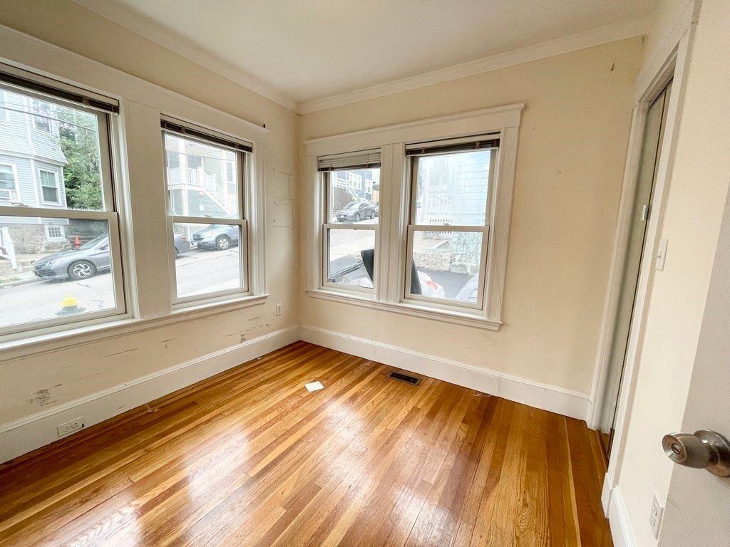 Empty room, Interior, Wood Texture Flooring